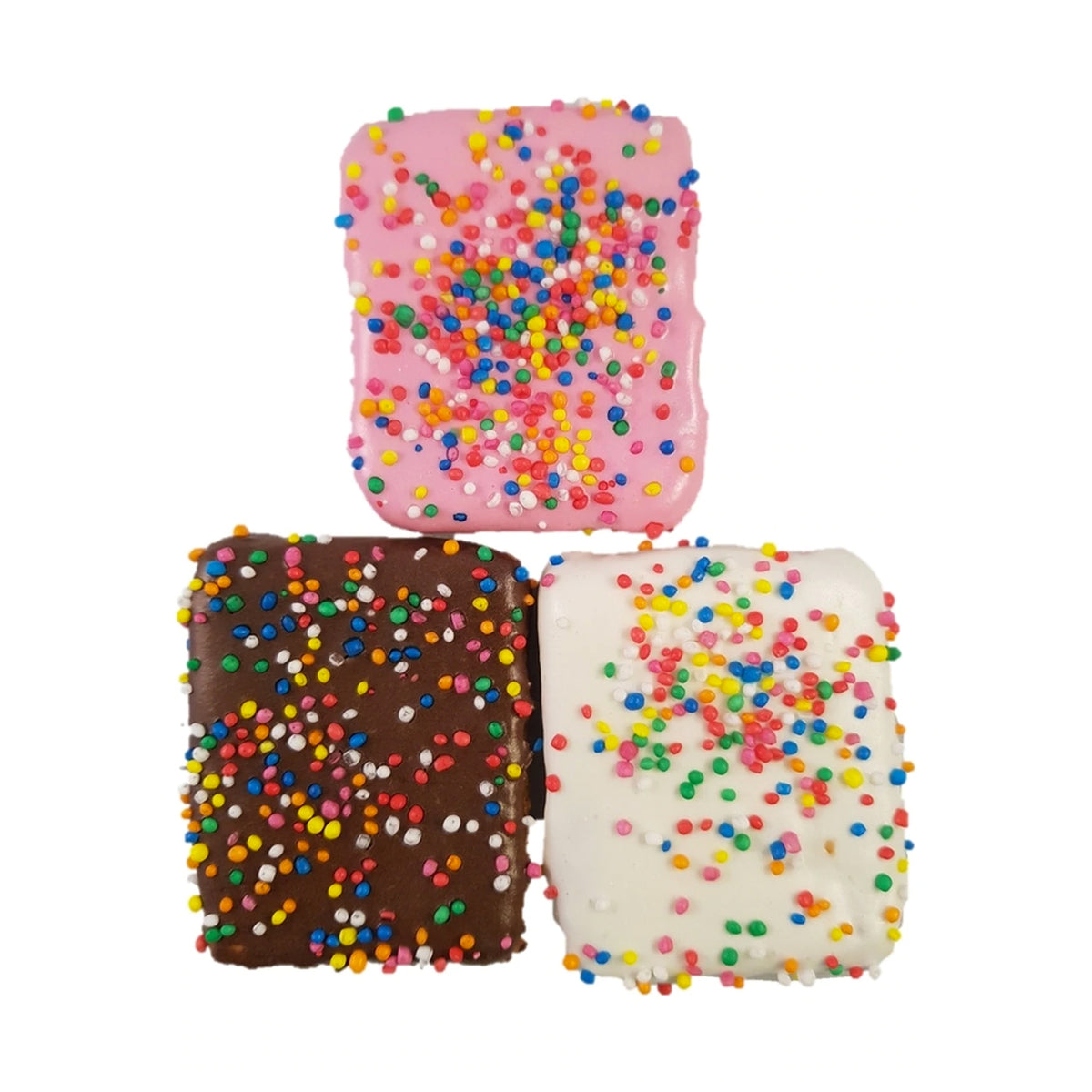 Huds &amp; Toke Fairy Bread Dog Cookie Treats - 4 pieces