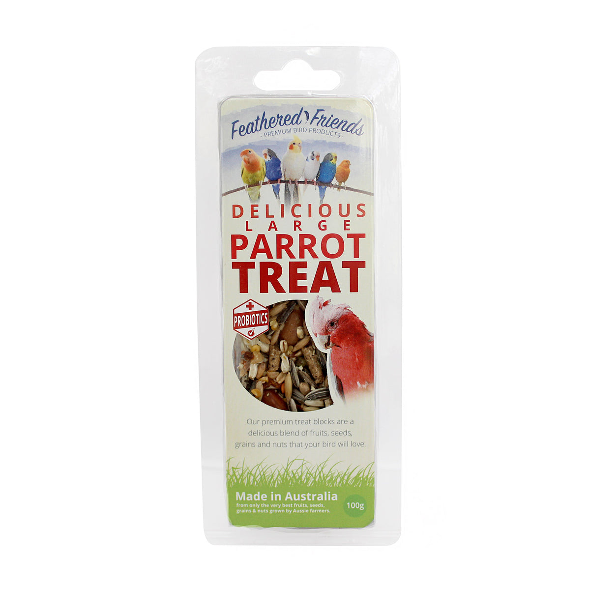 Feathered Friends Delicious Large Parrot Treat 100g