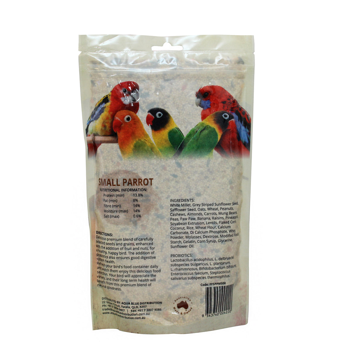 Feathered Friends Luscious Small Parrot Premium Mix