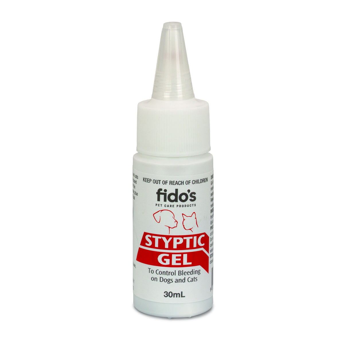 Fido&#39;s Styptic Gel to Control Bleeding 30mL
