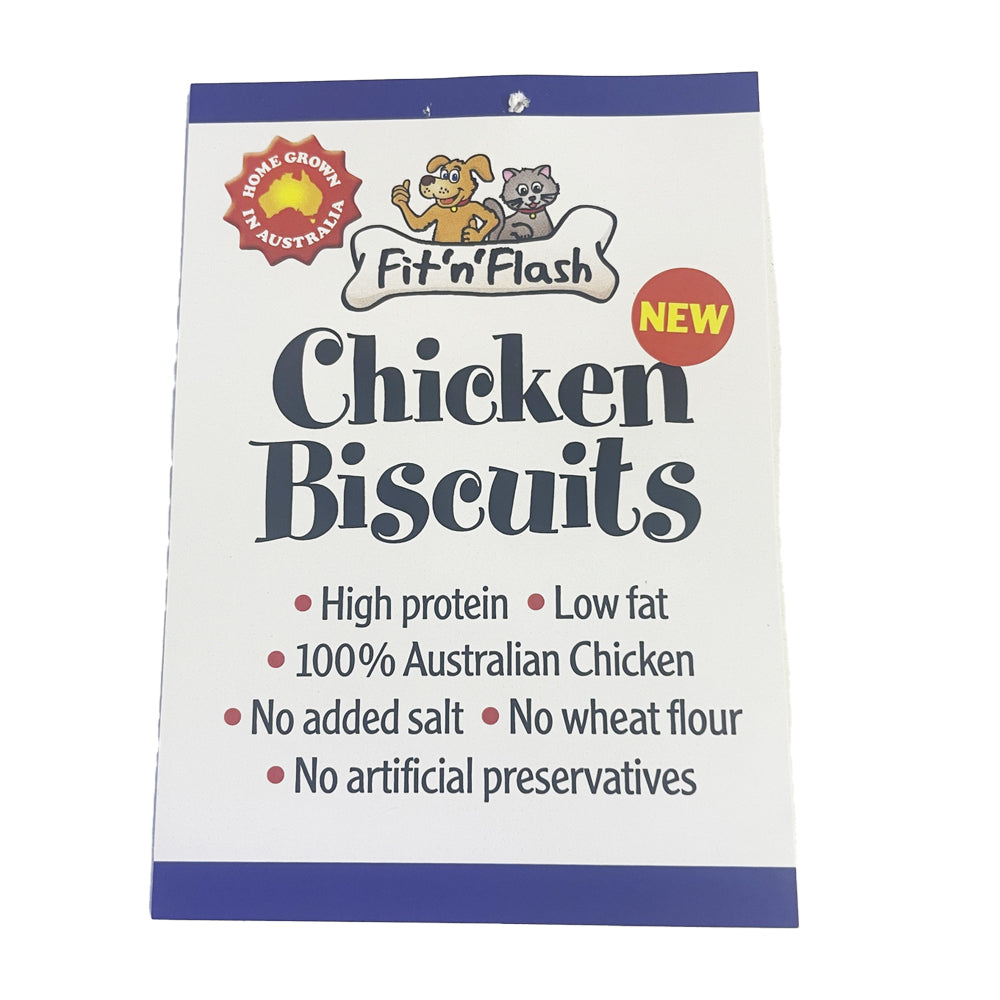 Fit&#39;n&#39;Flash Chicken Biscuits 400g