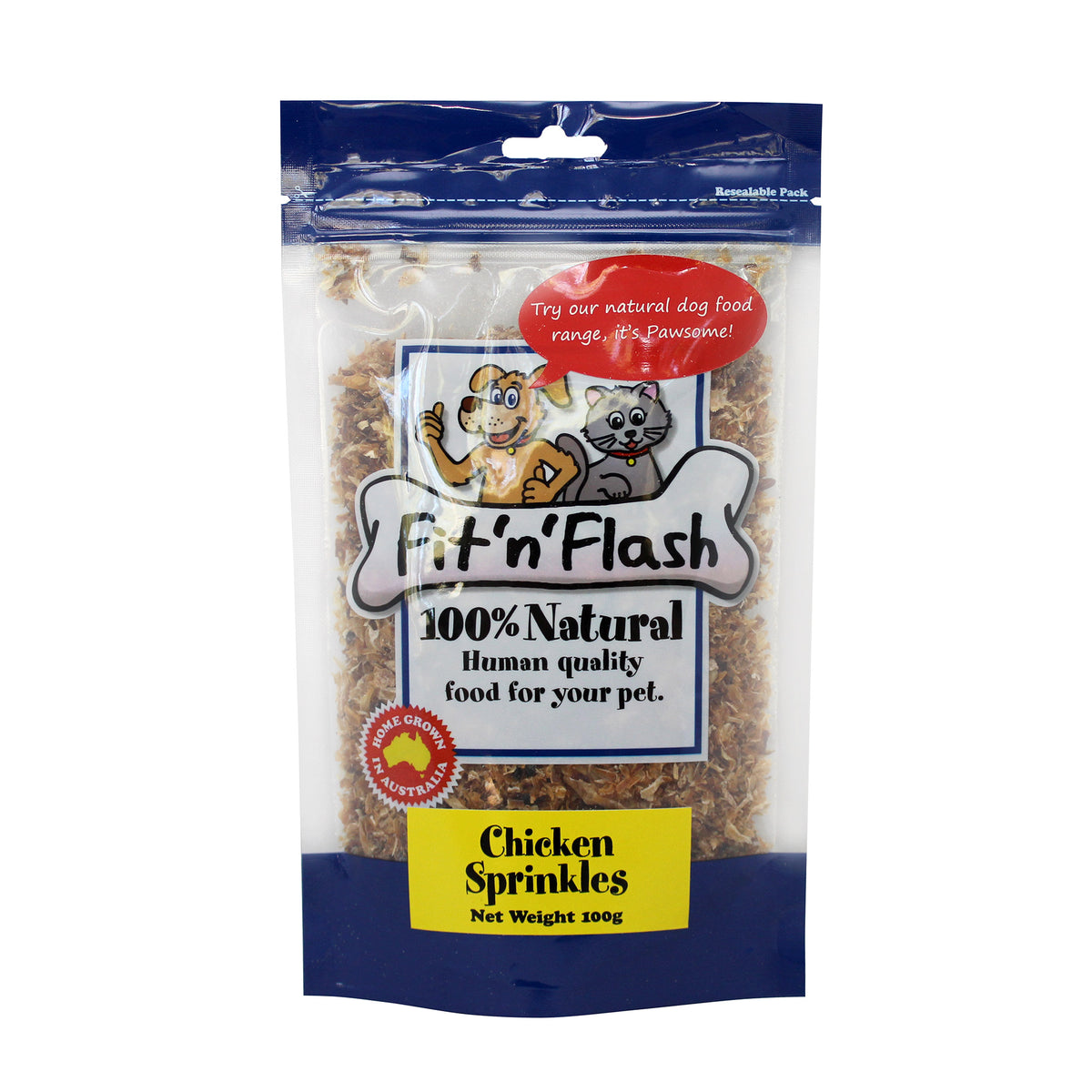 Fit&#39;n&#39;Flash Chicken Sprinkles - 100g