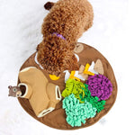 All For Paws Dig It! Fluffy Play & Treat Mat with Squirrel