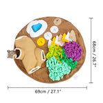 All For Paws Dig It! Fluffy Play & Treat Mat with Squirrel