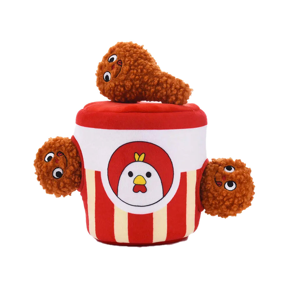 HugSmart Puzzle Hunter Food Party Dog Toy - Fried Chicken