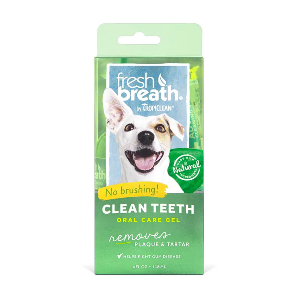 TropiClean Fresh Breath Clean Teeth Gel for Dogs