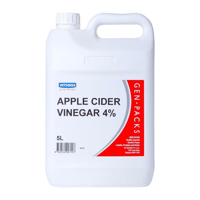Vetsense Gen Packs Apple Cider Vinegar 5L