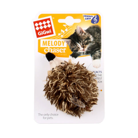 GiGwi Melody Chaser Hedgehog Cat Toy