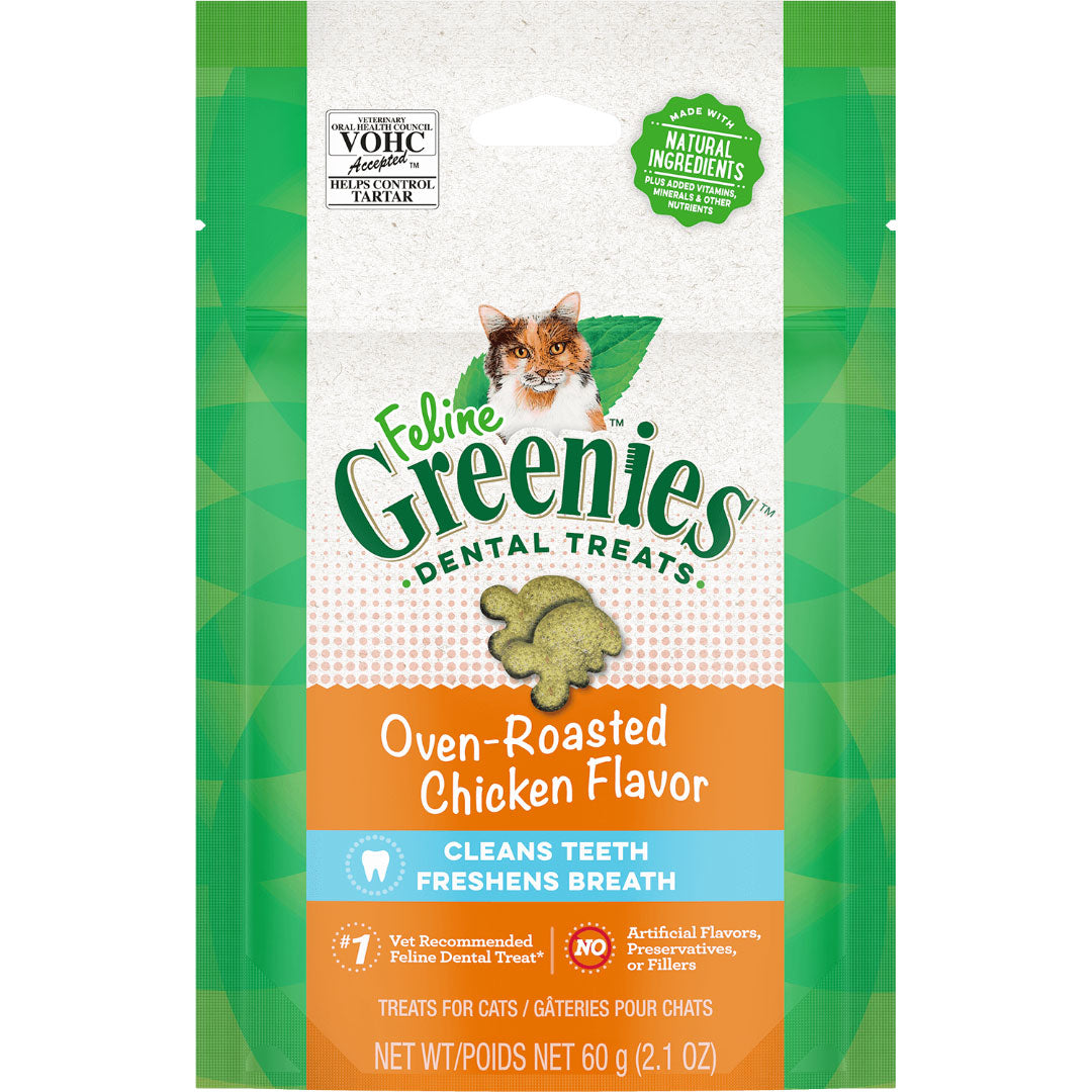 Feline Greenies Dental Treats for Cats - Assorted Flavours