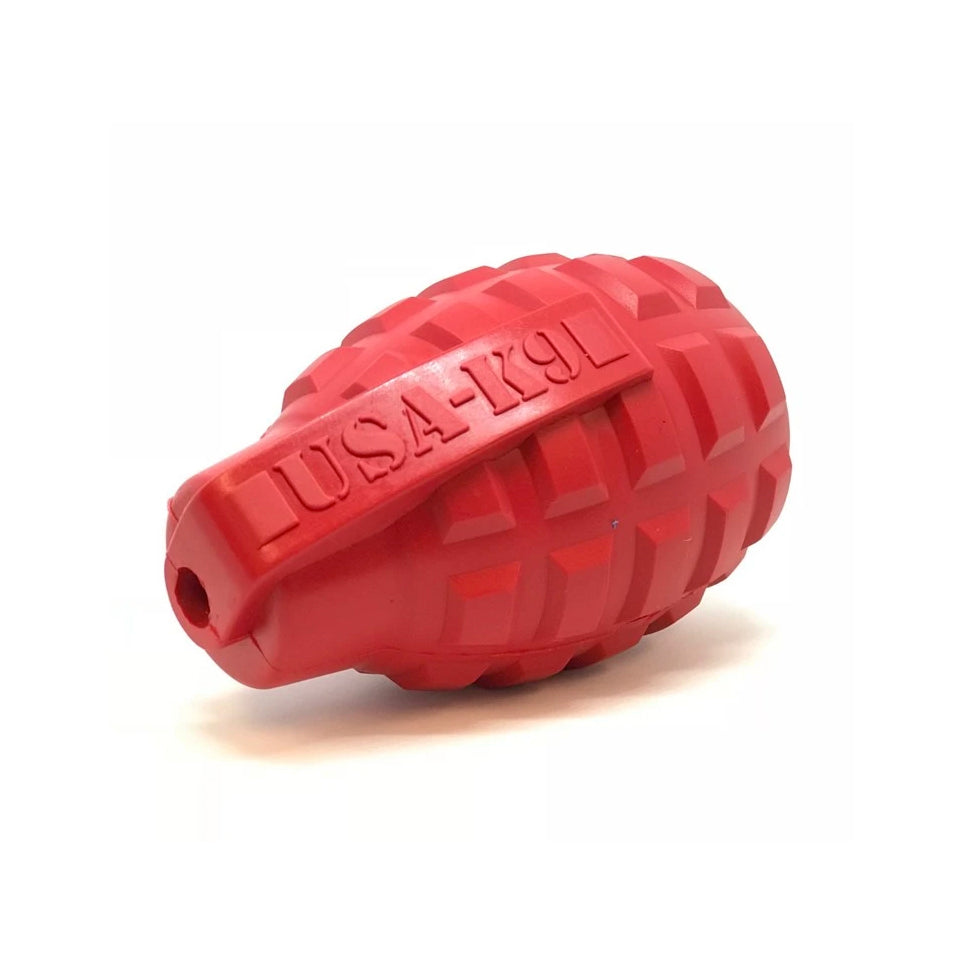 USA-K9 Grenade Rubber Treat Dispensing & Chew Toy