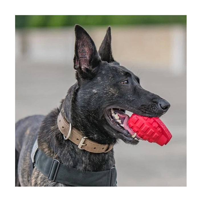 USA-K9 Grenade Rubber Treat Dispensing & Chew Toy