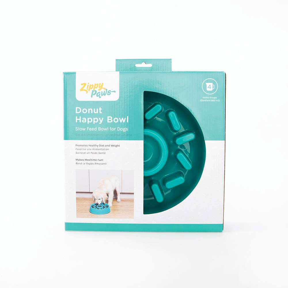 ZippyPaws Happy Bowl Slow Feeder - Donut