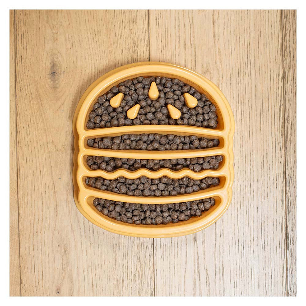 ZippyPaws Happy Bowl Slow Feeder - Hamburger