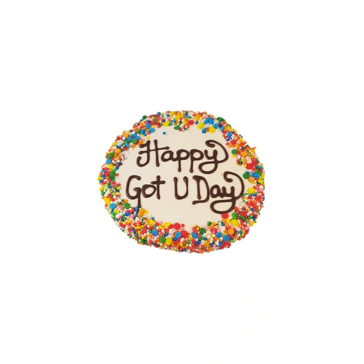 Huds &amp; Toke Happy Got U Day Birthday Cake Dog Treat - 1 piece