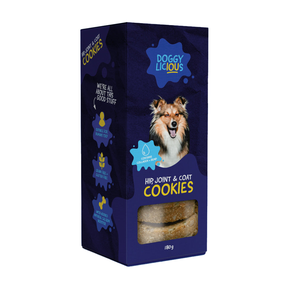 Doggylicious Hip, Joint &amp; Coat Cookies 180g