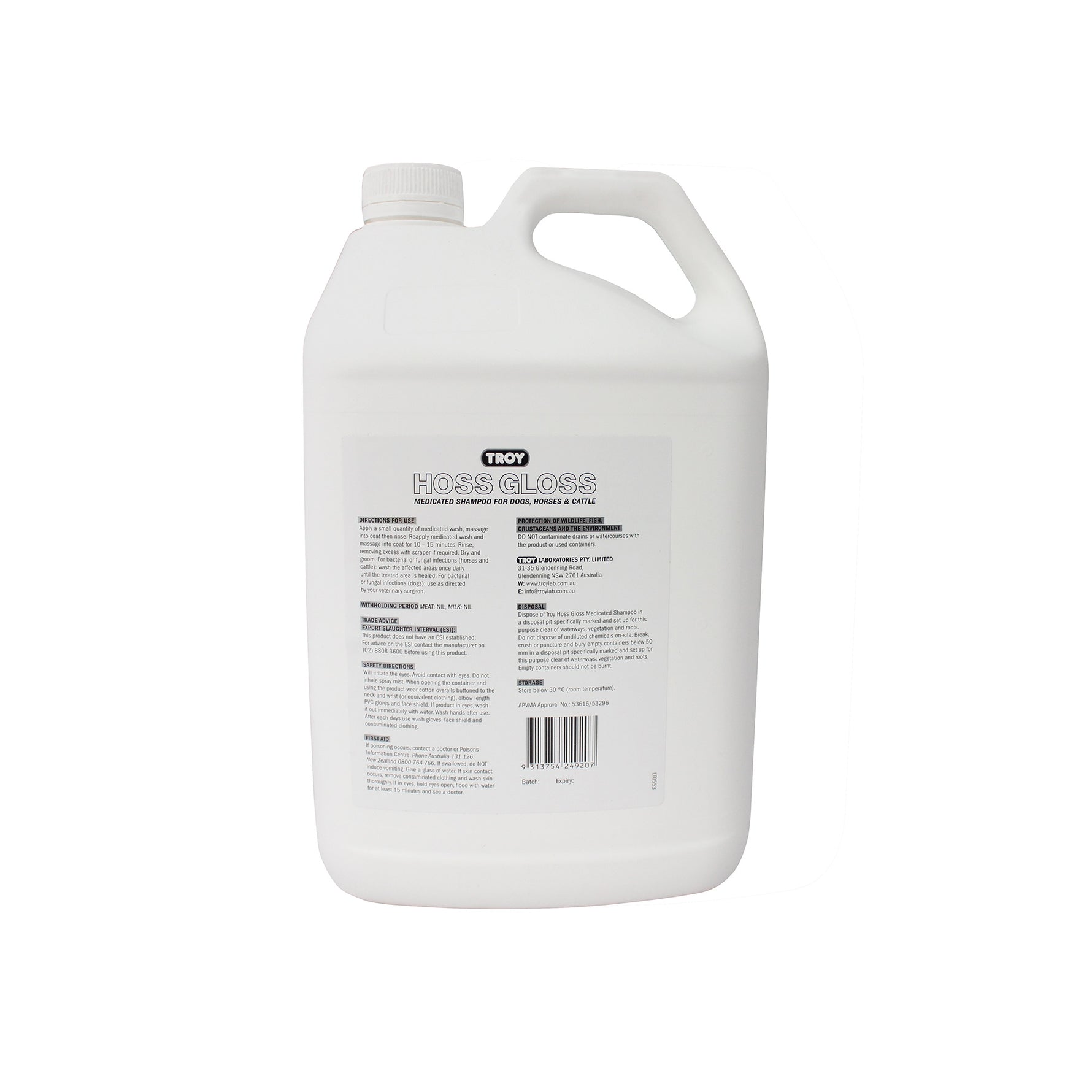 Hoss Gloss Medicated Shampoo