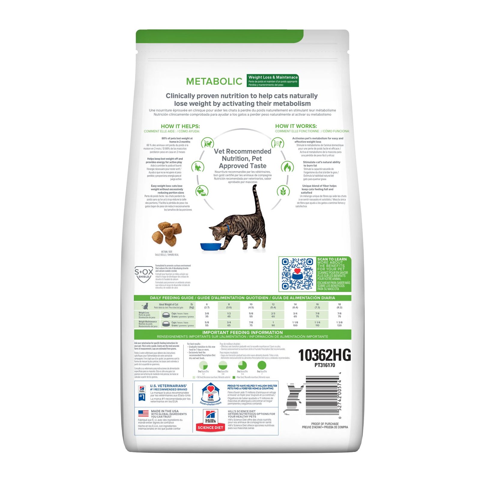 Hill's Prescription Diet Feline Metabolic Weight Loss & Maintenance
