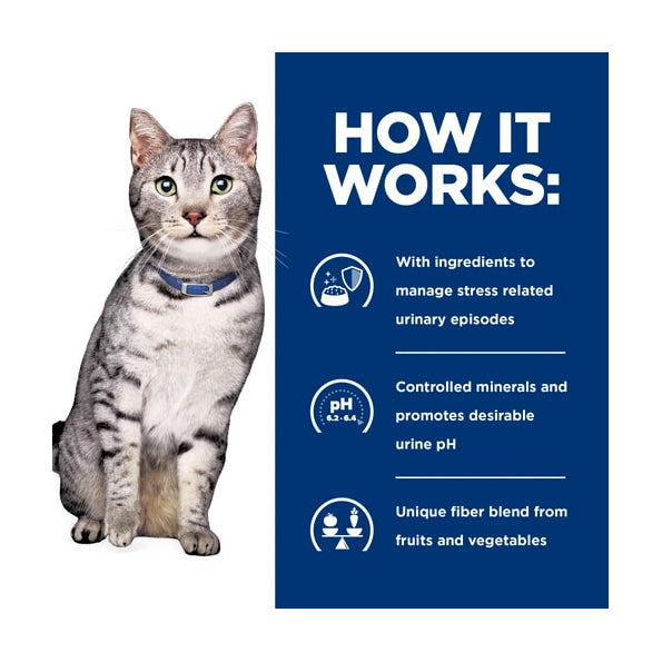 Hill&#39;s Prescription Diet c/d Multicare Stress Urinary + Metabolic Weight Dry Cat Food 2.88kg