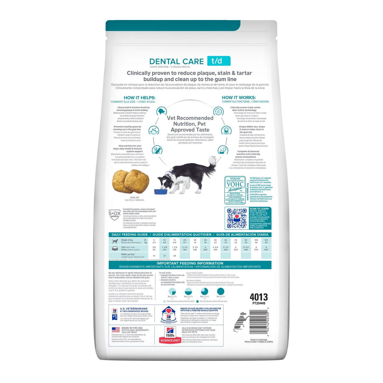 Hill's Prescription Diet Canine t/d
