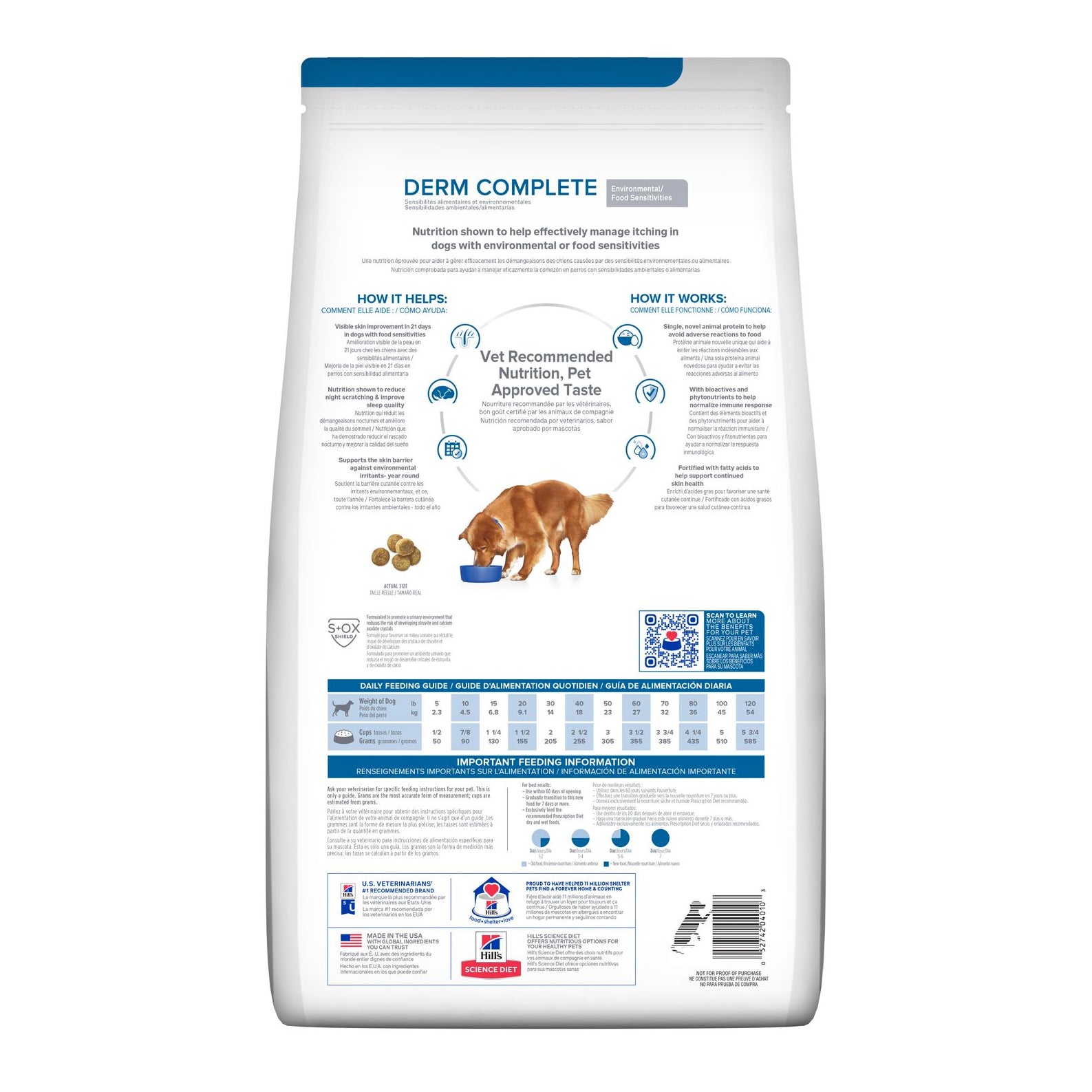 Hill's Prescription Diet Canine Derm Complete