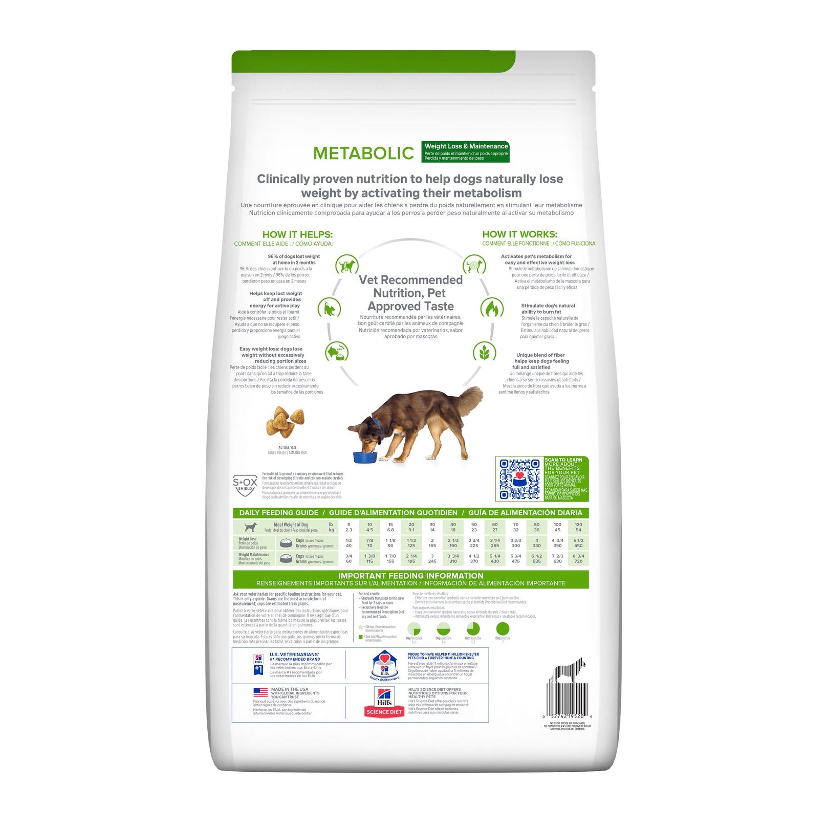 Hill's Prescription Diet Canine Metabolic Weight Loss & Management