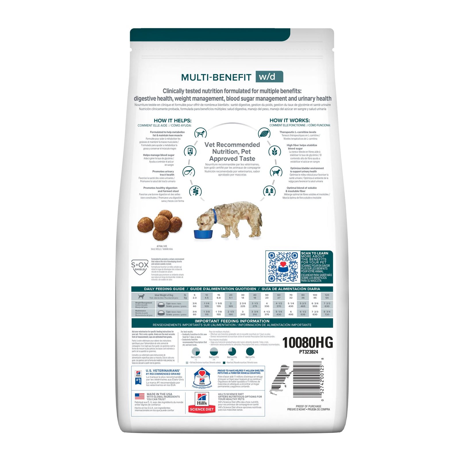 Hill's Prescription Diet Canine w/d Multi-Benefit Dog Food