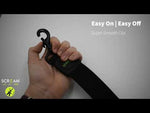 Scream Reflective Bungee Leash with Padded Handle