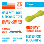 West Paw Zogoflex Hurley Dog Bone