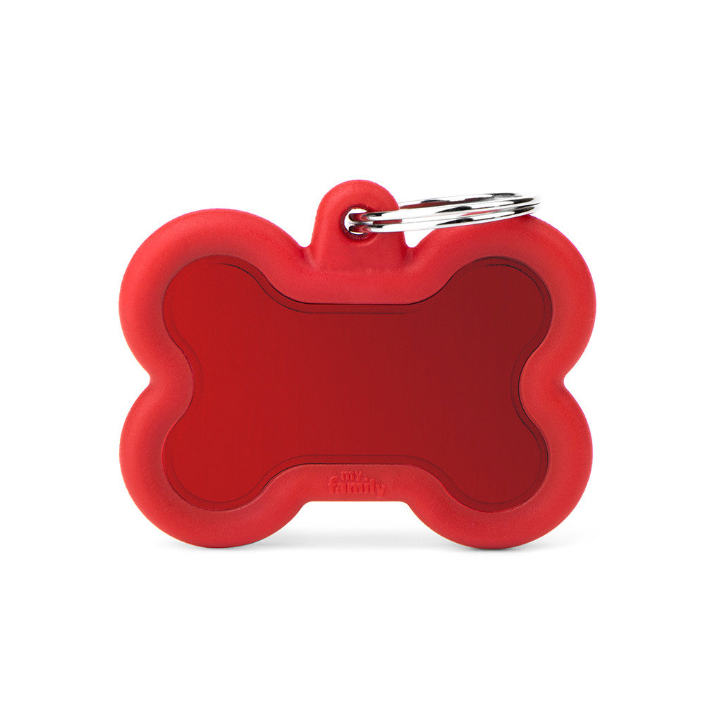 My Family Hush Tag Bone Pet ID Tag