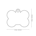 My Family Hush Tag Bone Pet ID Tag