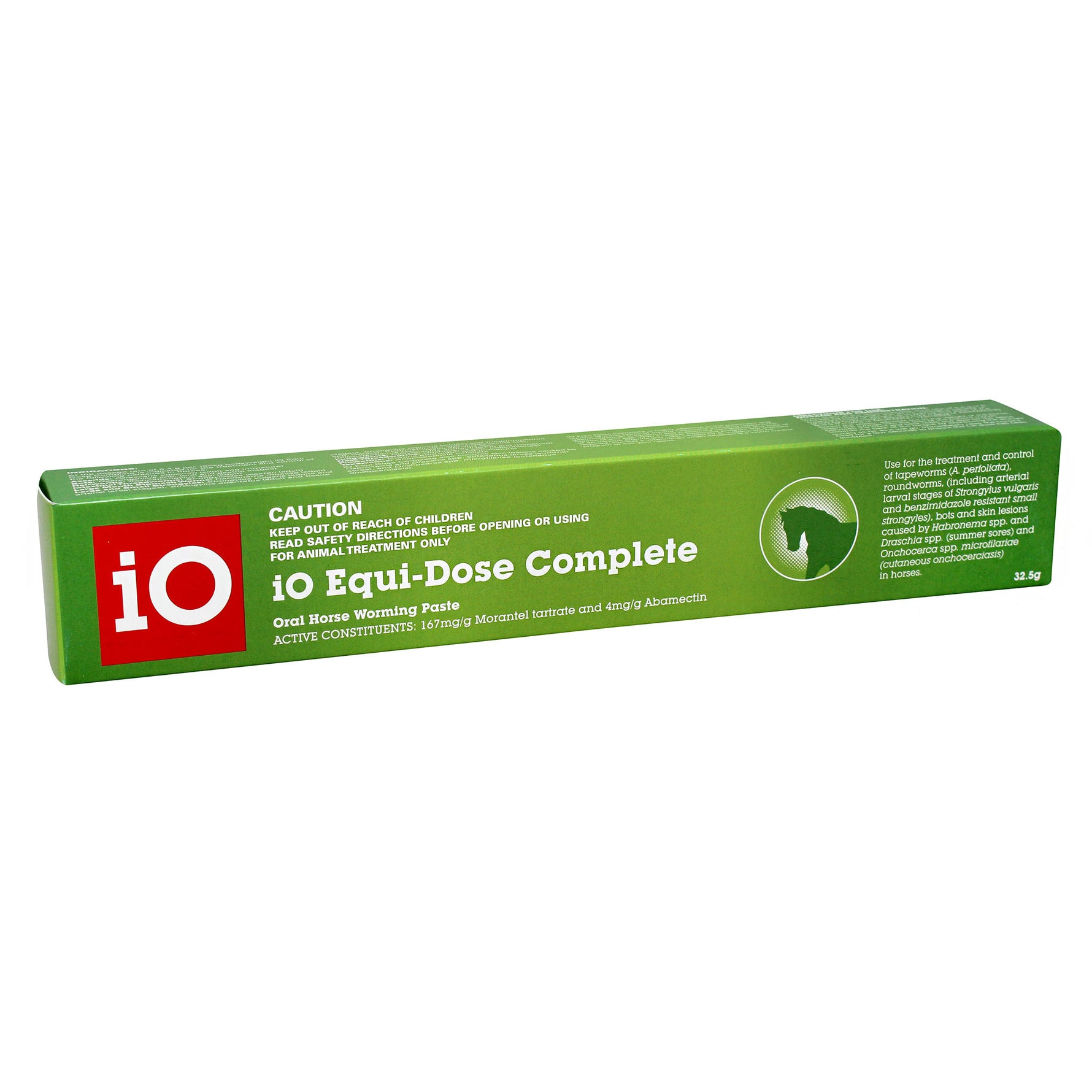 iO Equi-Dose Complete Horse Wormer Paste - Green Tube