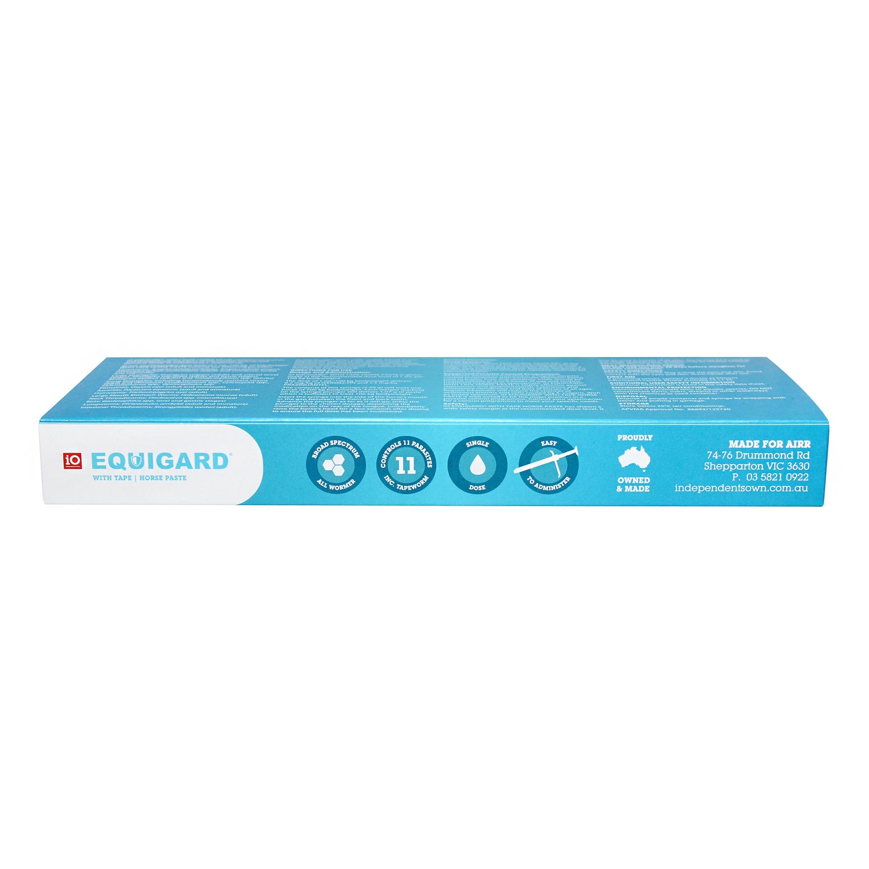 iO Equigard Blue with Tape Horse Worming Paste 7.49g