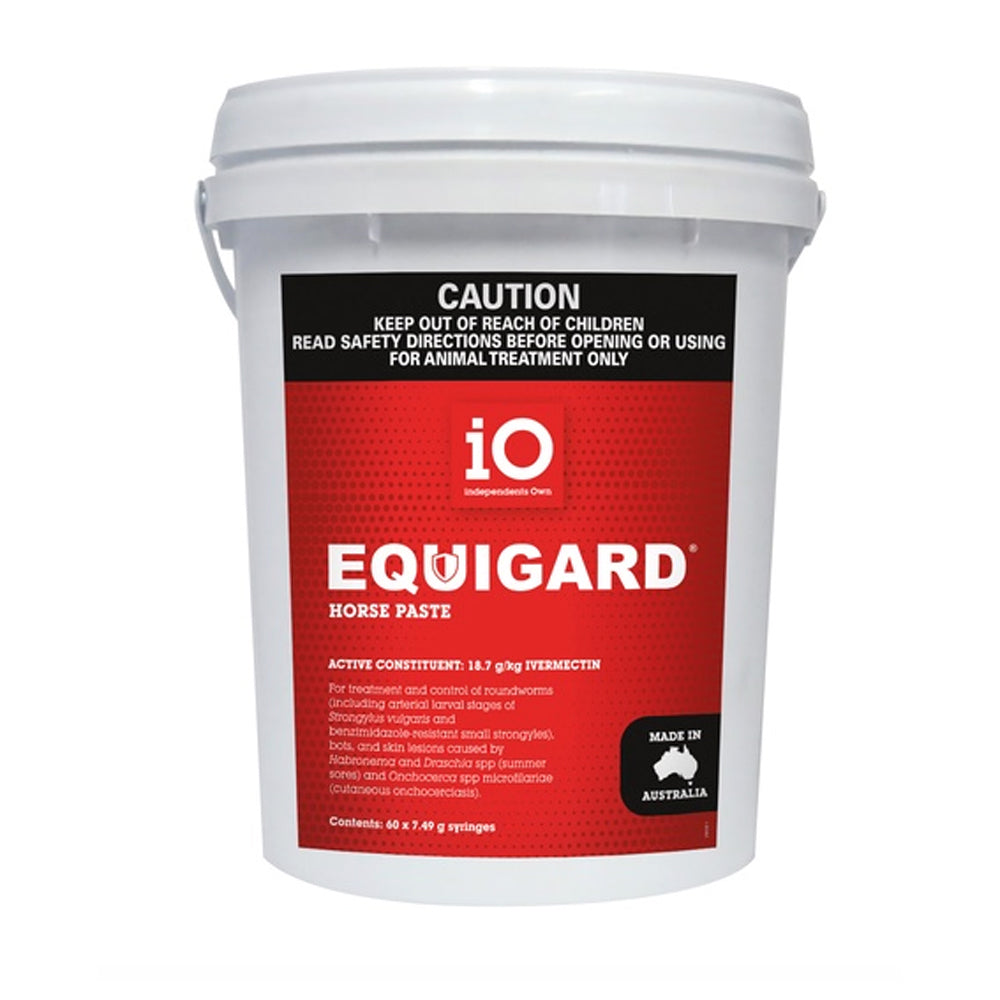 iO Equigard Red Horse Worming Paste 7.49g