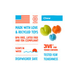 West Paw Zogoflex Jive Ball for Tough Chewers