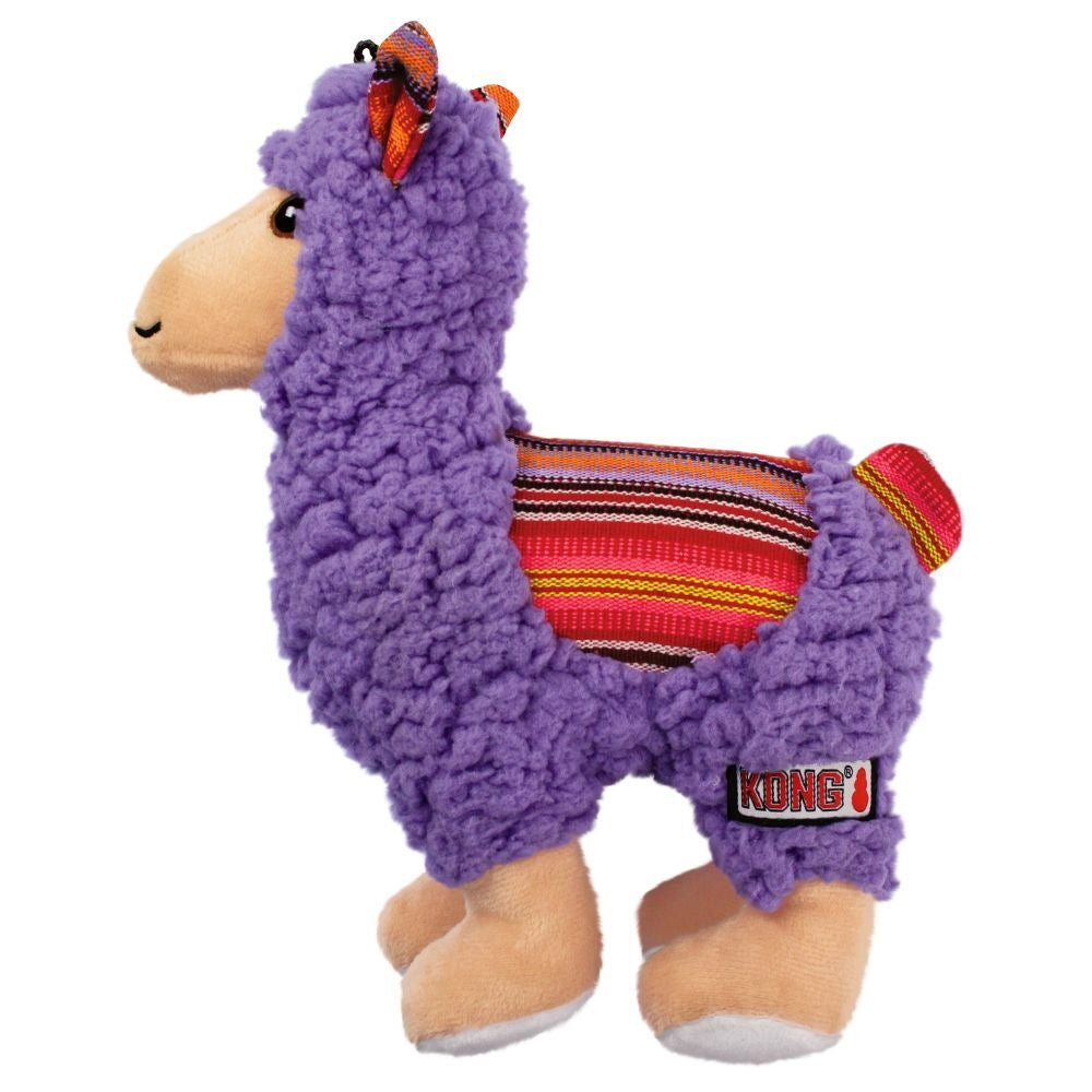 KONG Sherps Llama Plush Dog Toy
