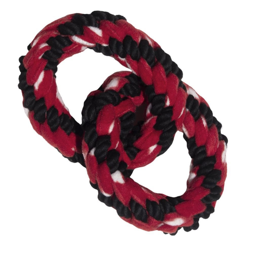 KONG Signature Rope Double Ring Tug Toy