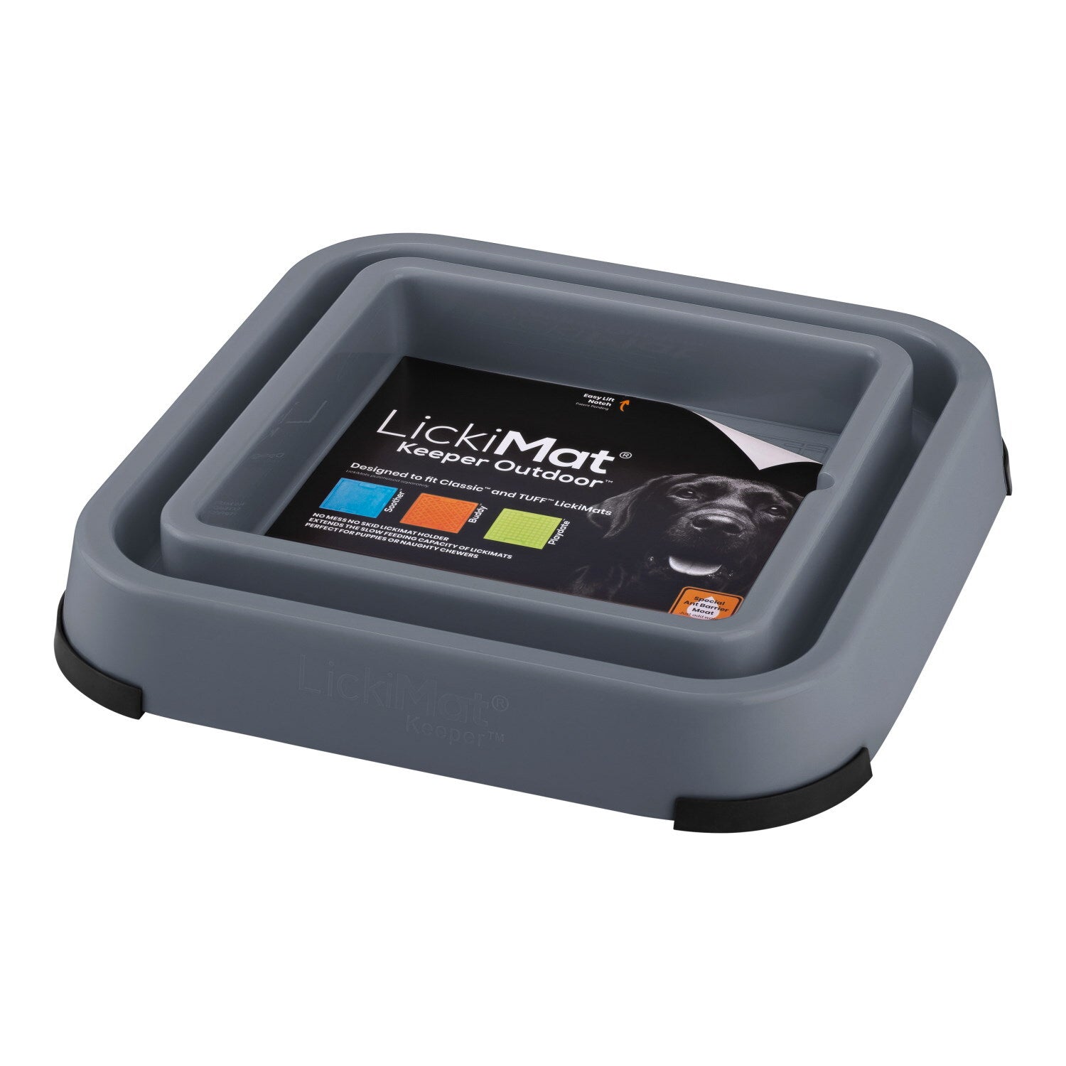 LickiMat Outdoor Keeper Ant Proof Pad Holder for Standard Size LickiMat