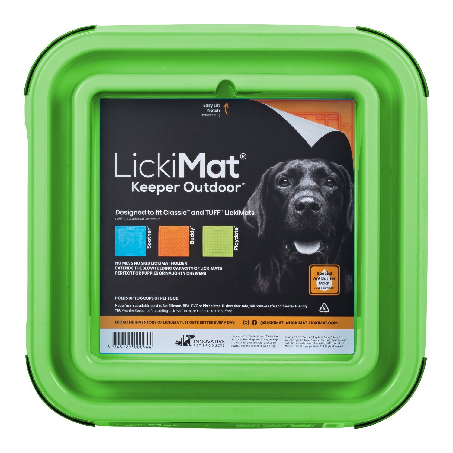 LickiMat Outdoor Keeper Ant Proof Pad Holder for Standard Size LickiMat