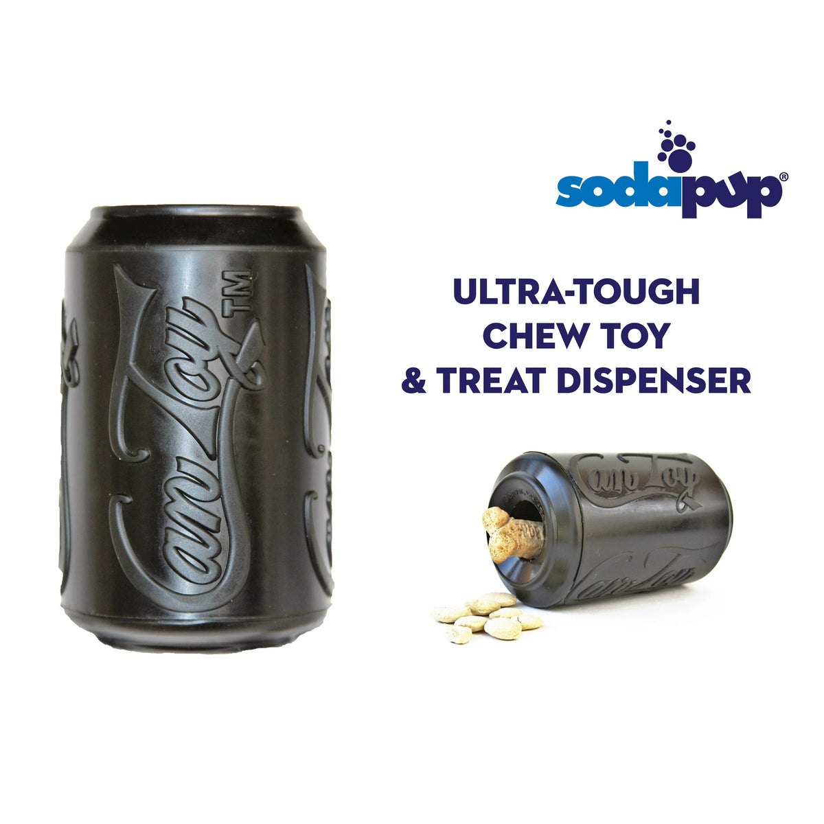 SodaPup Magnum Ultra Durable Chew &amp; Treat Dispensing Can Toy