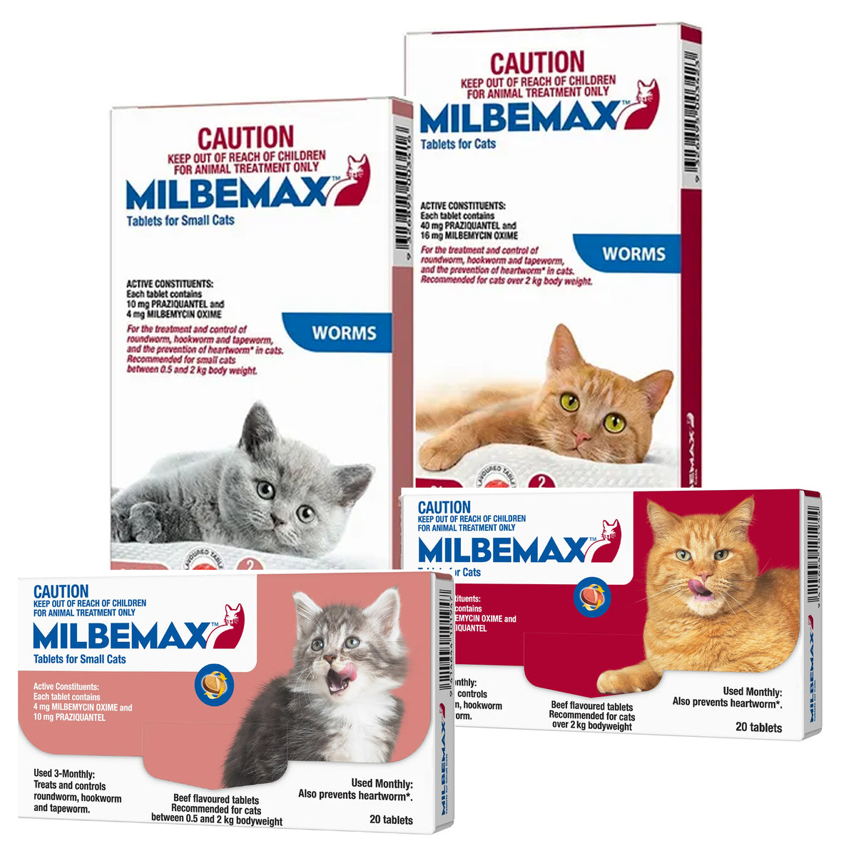 Milbemax Broad Spectrum Wormer for Cats