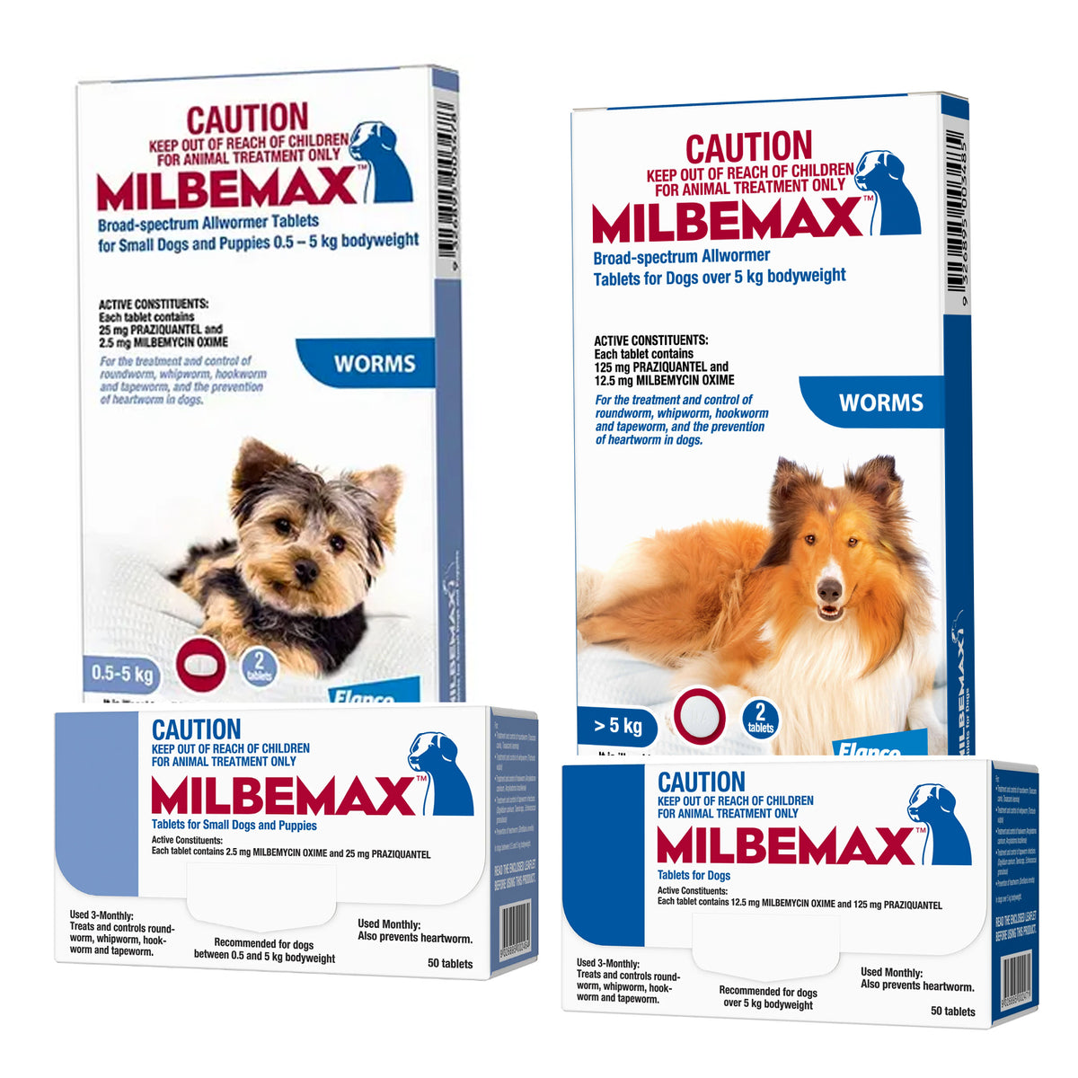 Milbemax Broad Spectrum Wormer for Dogs