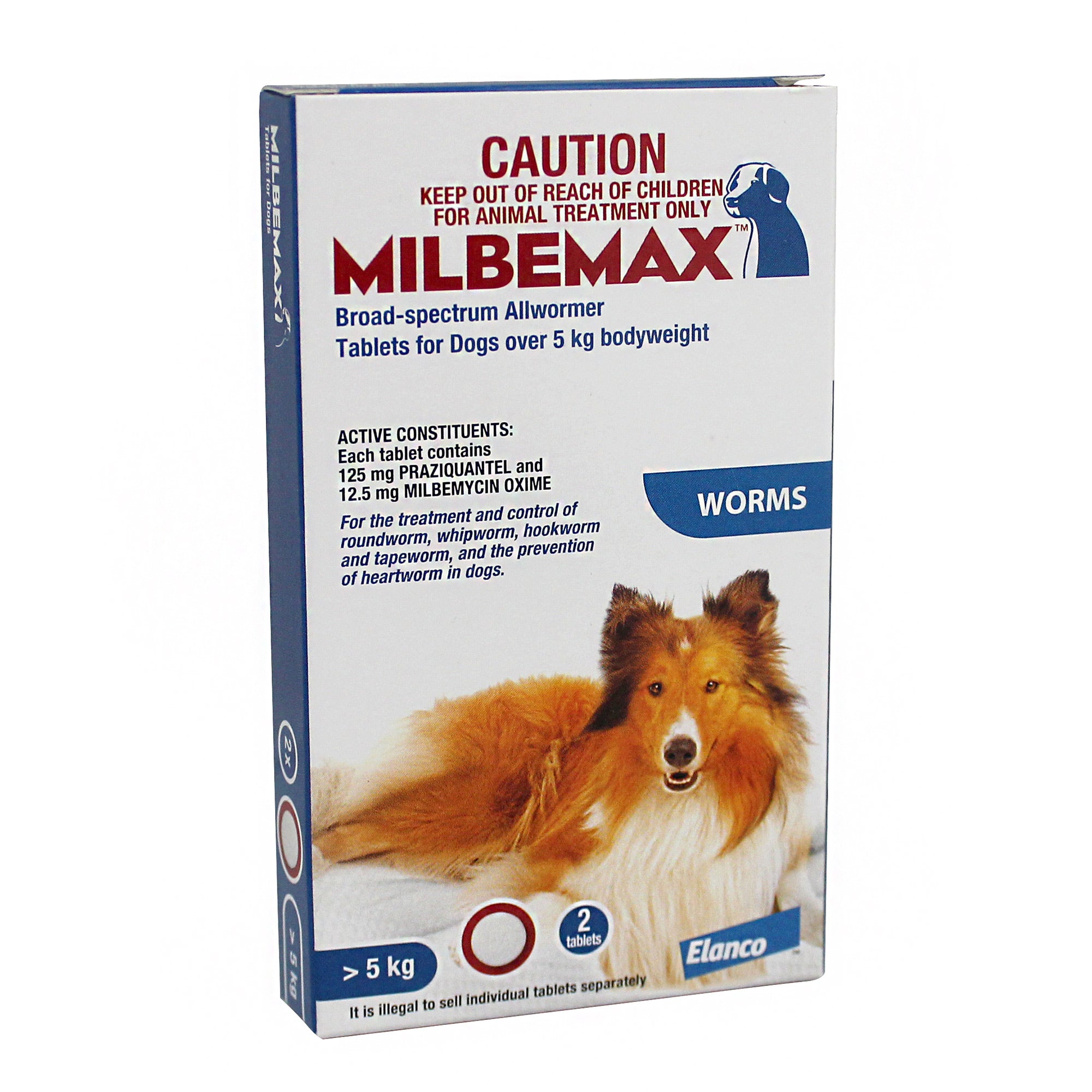 Milbemax Broad Spectrum Wormer for Dogs vet-n-pet DIRECT