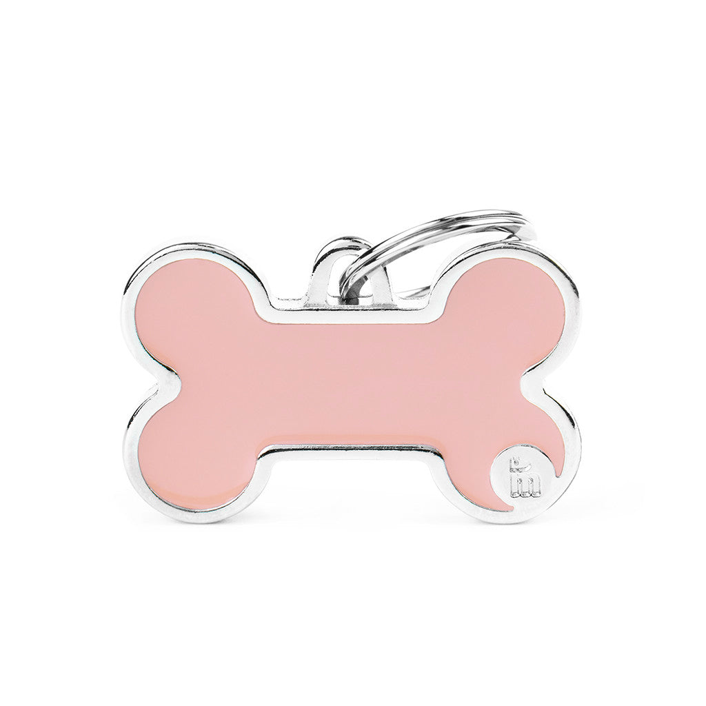 My Family Basic Handmade Bone Pet ID Tag - Large