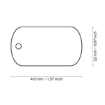 My Family Rainbow Flag Pet ID Tag