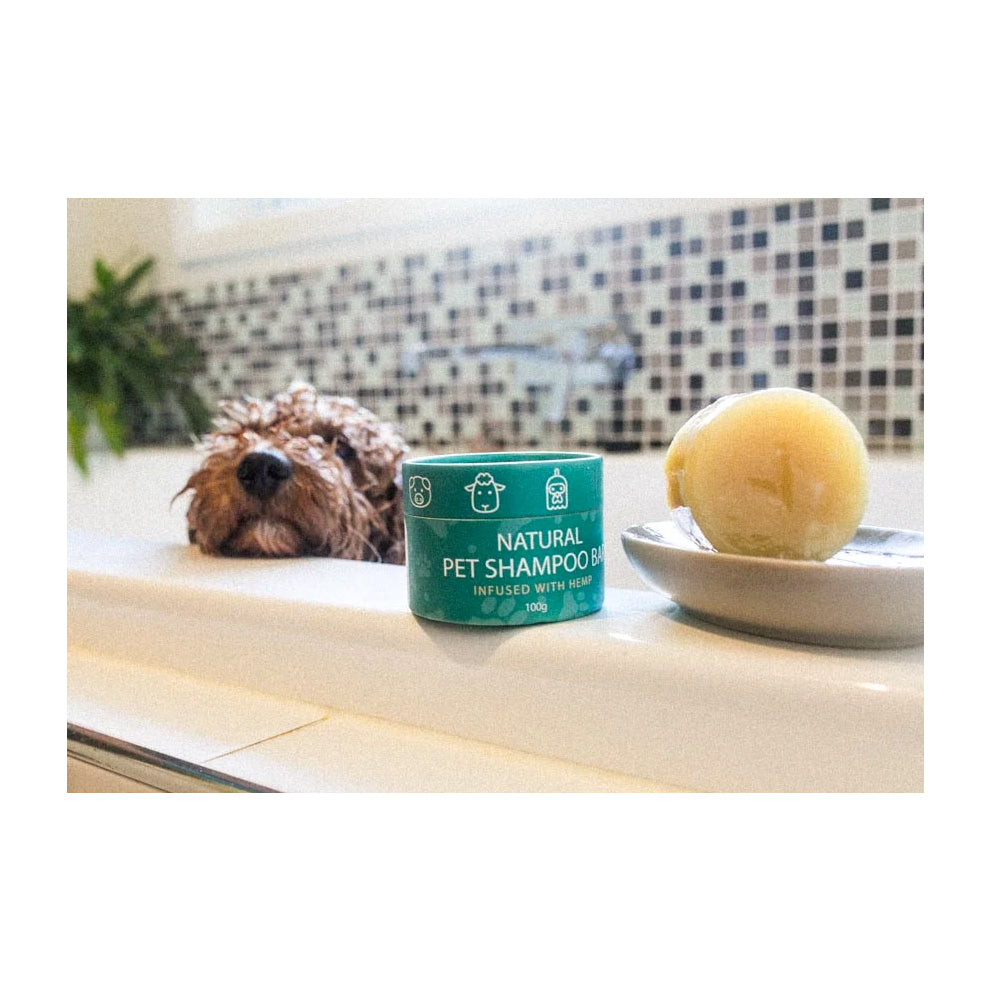 Hemp Collective Natural Pet Shampoo Bar 120g