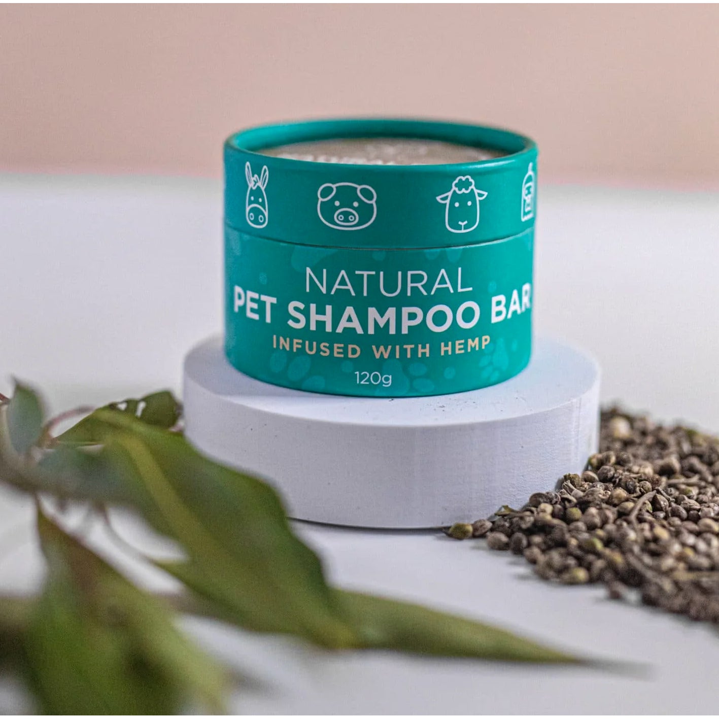 Hemp Collective Natural Pet Shampoo Bar 120g