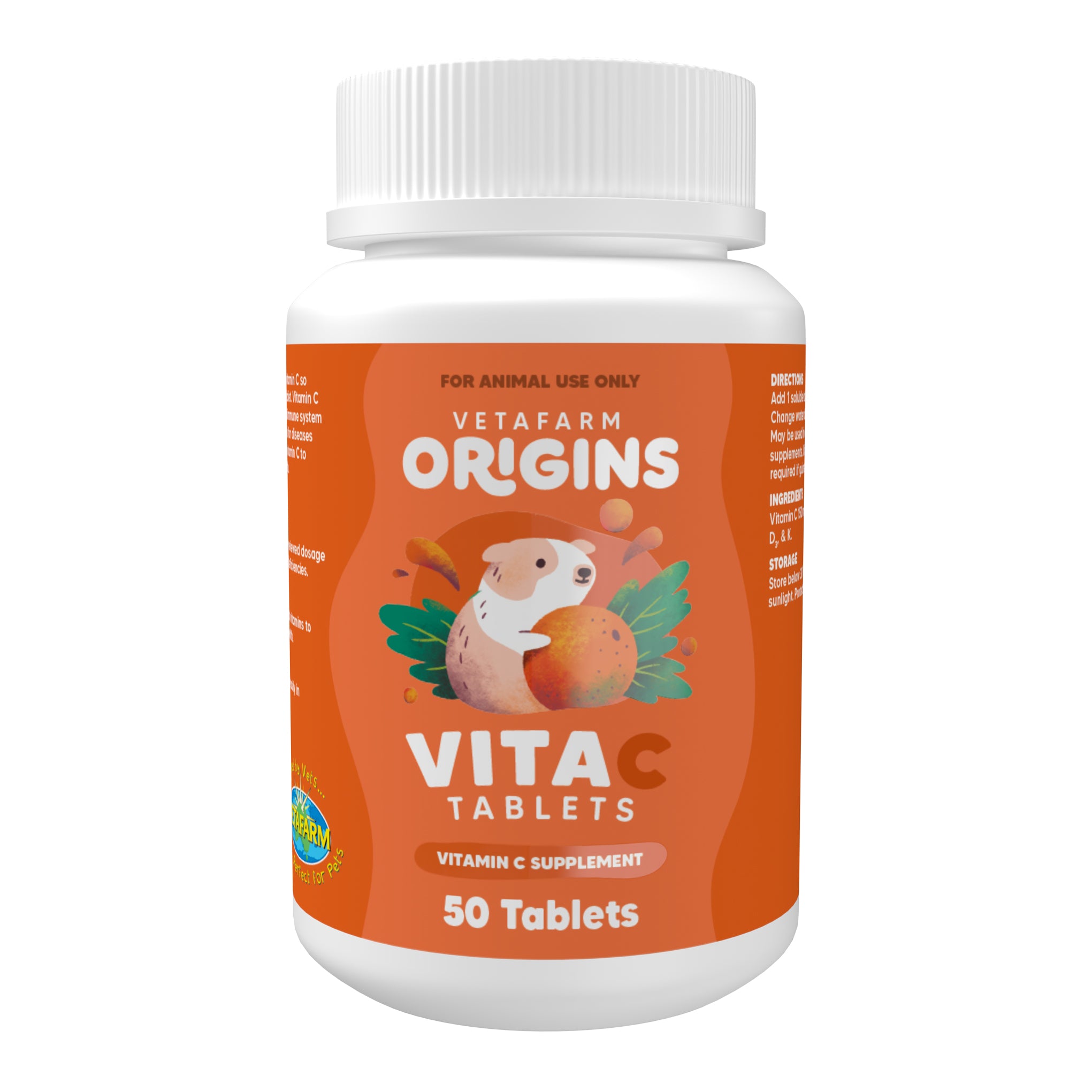 Vetafarm Origins Vita-C Tabs 50's