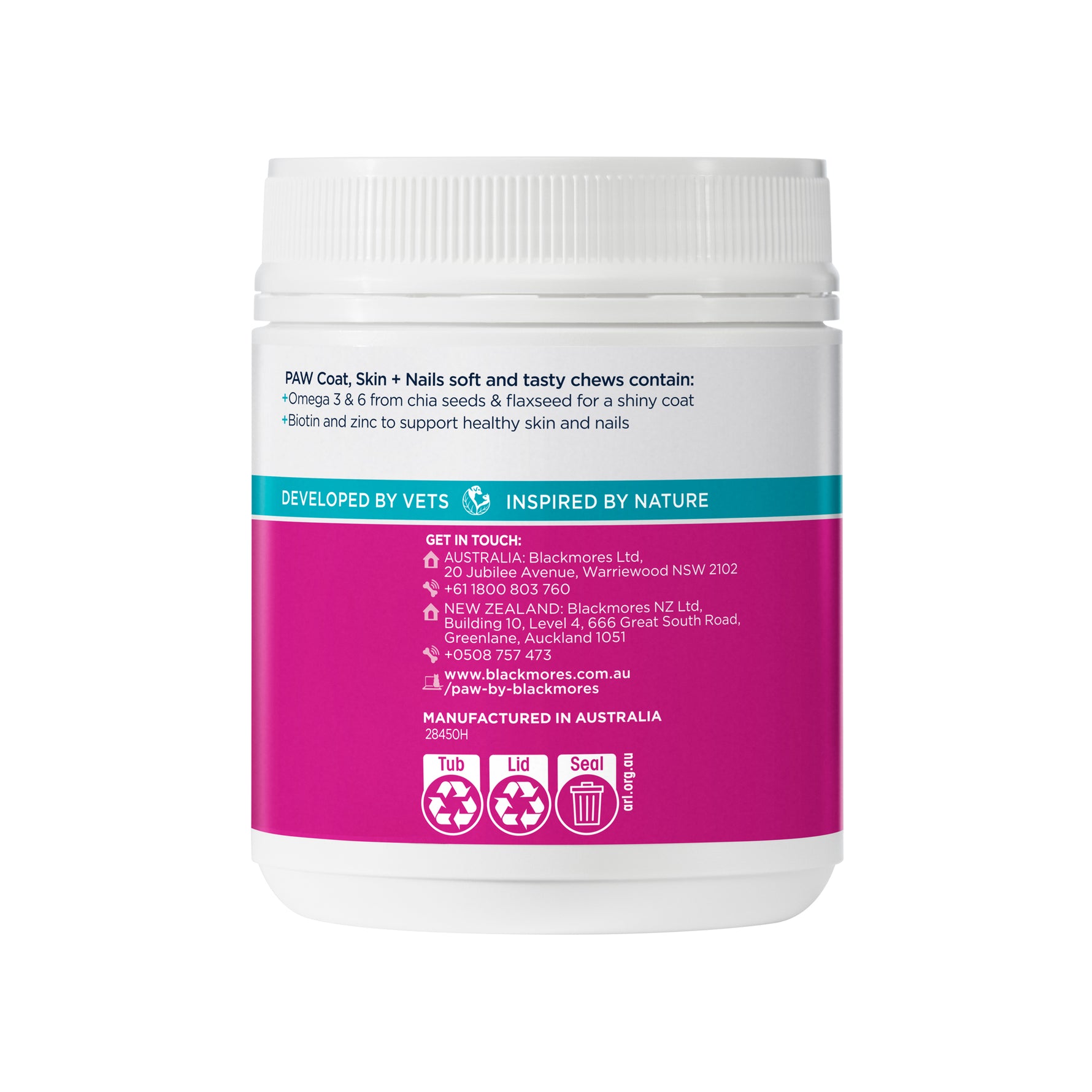 PAW Coat, Skin & Nails Multivitamin Chews 300g