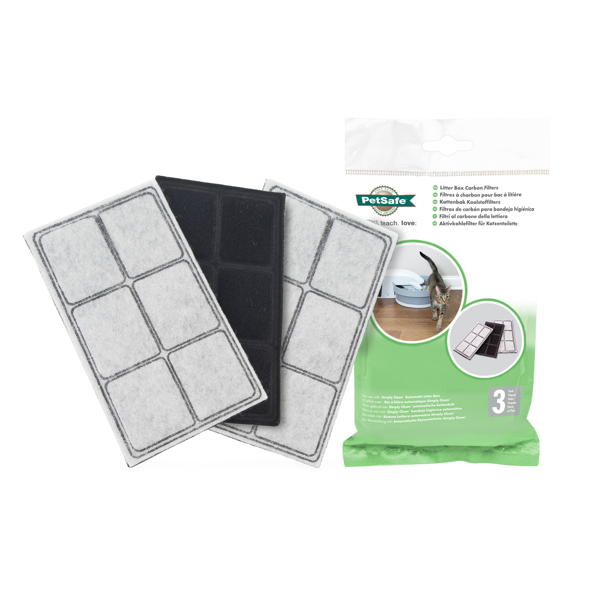 PetSafe Litter Box Carbon Filters - 3 Pack