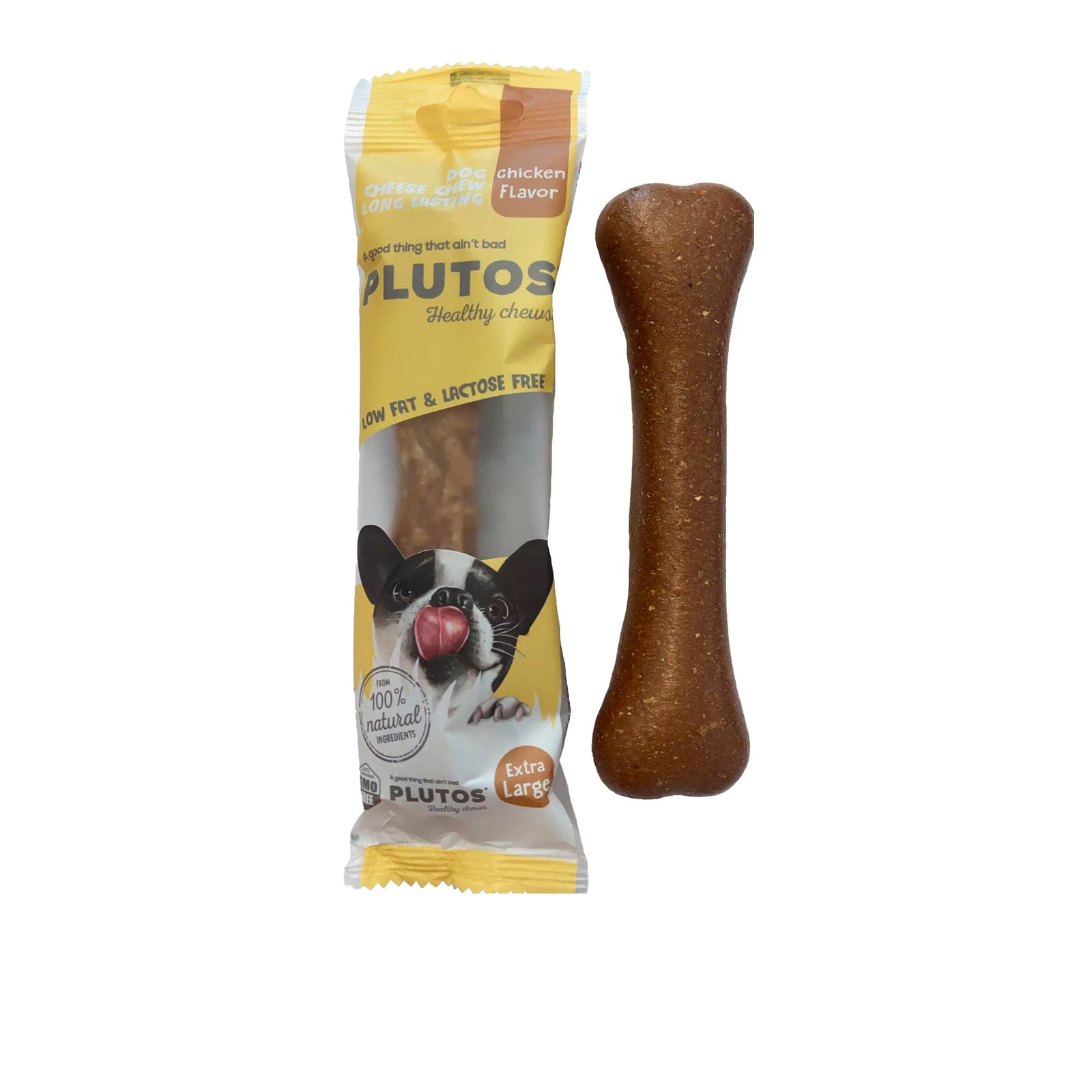 Plutos Cheese & Chicken Chew for Dogs